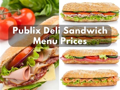 Publix Deli Sandwich Menu Prices 2023 (Sandwiches, Subs, Wrap Trays For Party) - Modern Art Catering