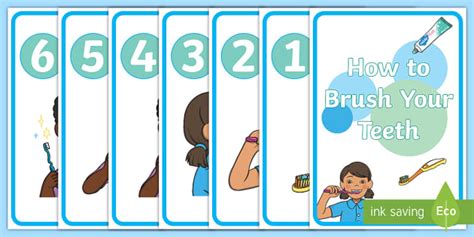 Pictures of Someone Brushing Their Teeth | Primary Resources