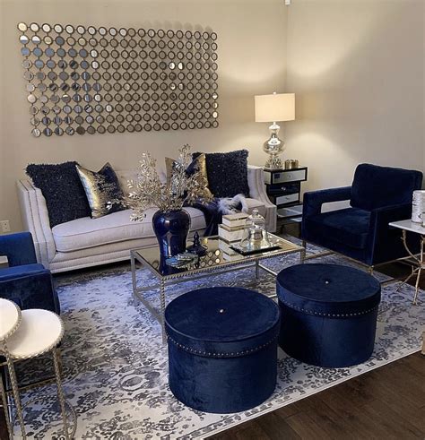 10+ navy blue living room decor ideas for a bold and cozy space