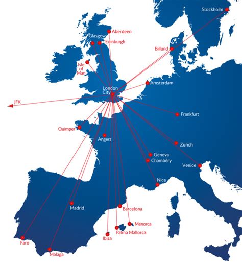 British Airways Destinations Map - Map Of Farmland Cave