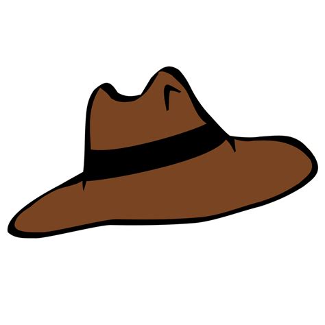 Hat | Free Stock Photo | Illustration of a brown cartoon hat | # 15577