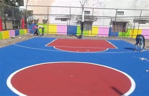 Outdoor Basketball Court Flooring Service at Rs 1200/square feet in Dombivli | ID: 2850499043248