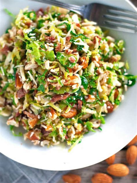 Bacon and Brussel Sprout Salad Recipe - Pinch of Yum