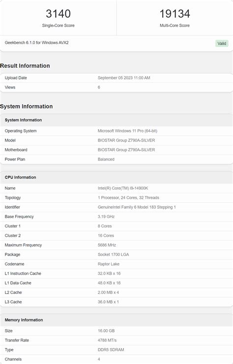 Intel Core i9-14900K CPU Benchmarks Leak: Achieves Highest Single-Core ...