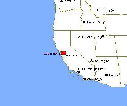 Livermore California Map - TravelsFinders.Com