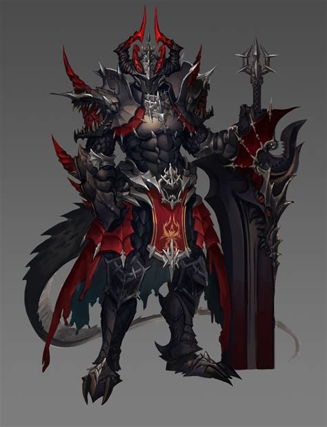 Anime Black Knight Armor Concept Art Characters Fantasy Concept Art | Images and Photos finder