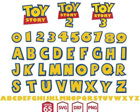 Toy Story Font Svg, UPP623 | UPPLOP Graphics Resources