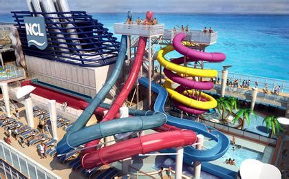 Norwegian Breakaway will have the first water park at sea