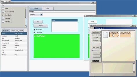 BlueJ - Simple GUI Designer Extension - YouTube