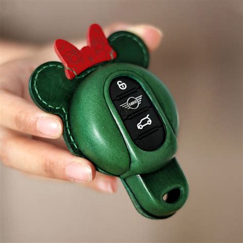 Mini Cooper Car Key Fob Cover, Handmade Mini Cooper Key Chain, Cooper Remote Key Case, Car Key ...