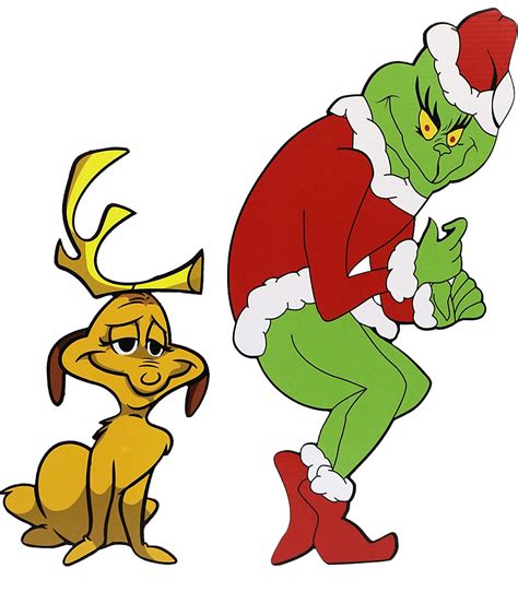 Dr Seuss Grinch and Max Clipart | Grinch christmas, Grinch christmas decorations, Grinch