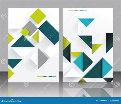 Vector Brochure Template Design Stock Photo - Image: 35087350