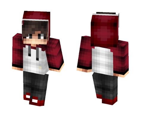 Download Red n' White Hoodie, Teen boy Minecraft Skin for Free. SuperMinecraftSkins