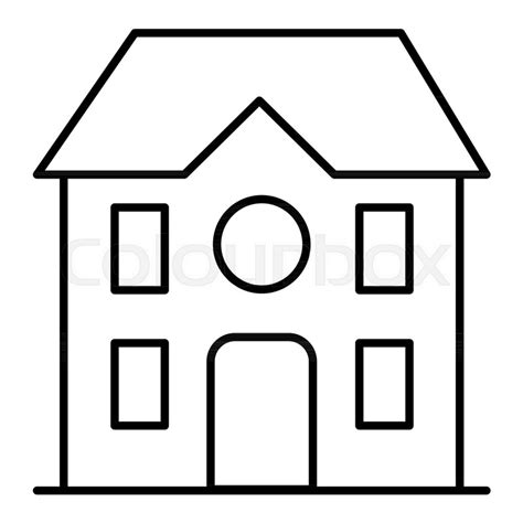 House Vector Outline at Vectorified.com | Collection of House Vector ...