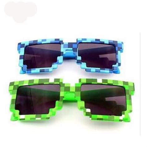 Choice of Boys or Girls Minecraft Sunglasses. Blue Green Purple or White. | Trendy glasses, Kids ...