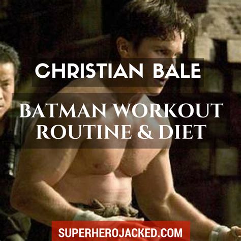 Christian Bale Workout Routine and Diet : Train like Batman! | Workout routine, Batman workout ...