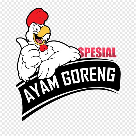 Logo Illustration Cartoon Graphic design, logo ayam geprek, text, chicken png | PNGEgg