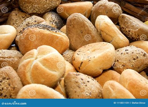 A Lot of Different Fresh Buns from Bakery Stock Image - Image of bread ...