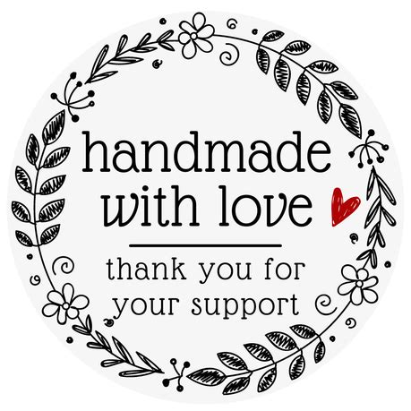 Craft Supplies & Tools Scrapbooking Thank You Stickers STICKER SHEET Marketing Stickers Smudge ...