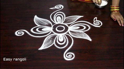 how to draw beautiful indian peacock rangoli art designs || kolam designs || muggulu designs ...