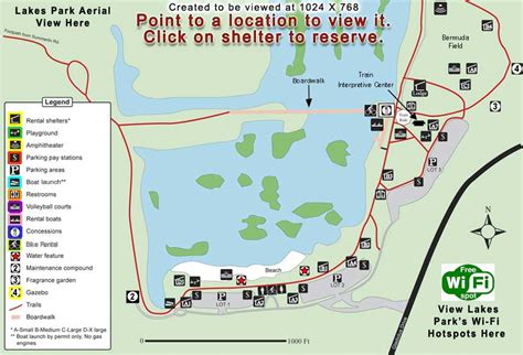 Lakes Park Trail Map