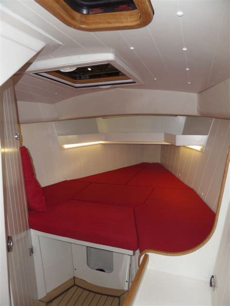 Vee Berth | Boat interior, Sailboat interior, Cabin cruiser boat