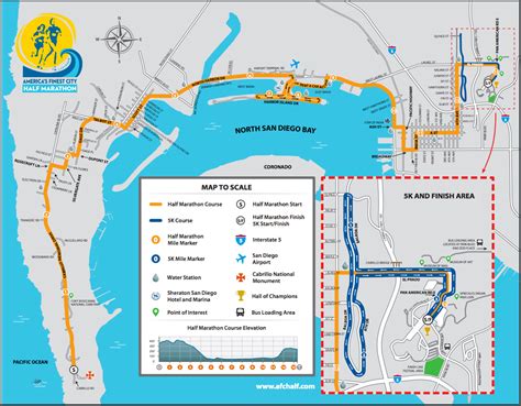 Surf City Marathon Course Map