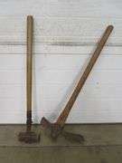 Grub Hoe & a Sledge Hammer - Oberman Auctions