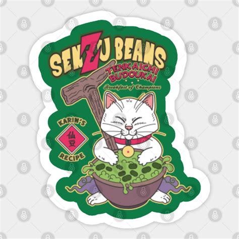 DRAGON BALL Z SENZU BEANS - Dragon Ball - Sticker | TeePublic