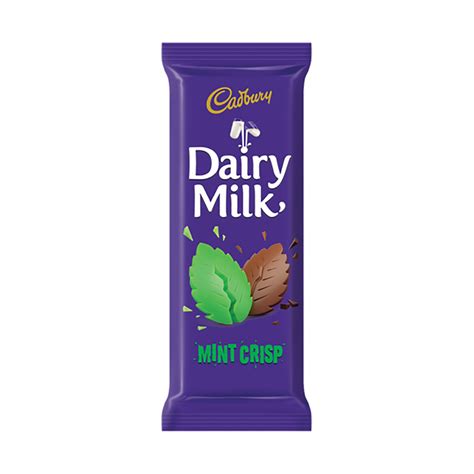 Cadbury Dairy Milk Mint Crisp 80g x 12 Bars - Med365