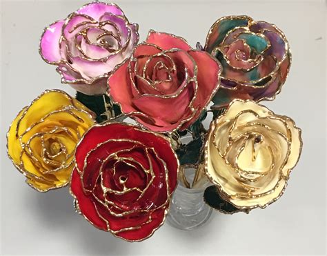 Gold Dipped Roses | Real 24k Gold Dipped Roses | Harold Finkle Your Jeweler