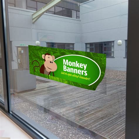 White Self Adhesive Vinyl Printing | Monkey Banners