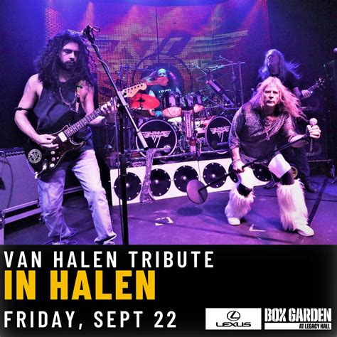 Van Halen Tribute: In Halen | Legacy Hall