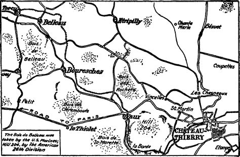 Battle Of Belleau Wood Map - bmp-fisticuffs