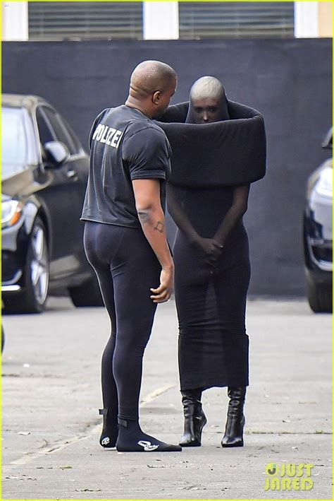 Kanye West's Wife Bianca Censori Wears Full Nylon Dress For Church ...