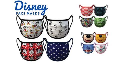 Disney Face Masks 4 pk for $19.99 - PreOrder :: Southern Savers