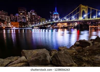 Pittsburgh Skyline Night Stock Photo 1238006263 | Shutterstock