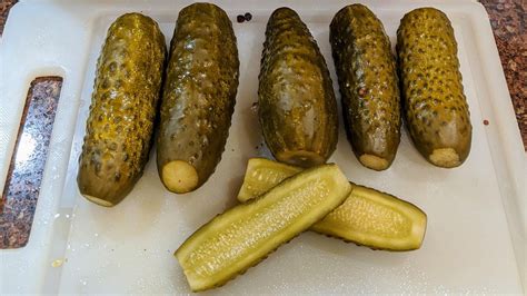 ¾ Sour Dill Pickles : fermentation