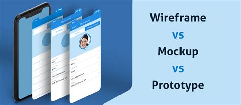 Wireframe vs Mockup vs Prototype - What's the Difference?