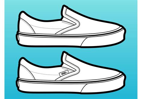 Vans Shoes Vector 74288 Vector Art at Vecteezy