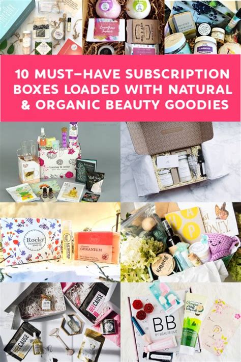 10 All-Natural Organic Beauty Subscription Boxes