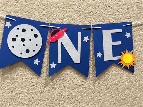 Space Banner Space Birthday Party Decorations Outer Space - Etsy