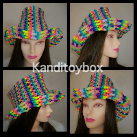 Kandi cowboy hat by KandiToYBoX - Kandi Photos on Kandi Patterns