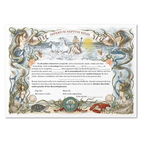 Crossing The Line Certificate Template Birth Certificate Template, Free ...