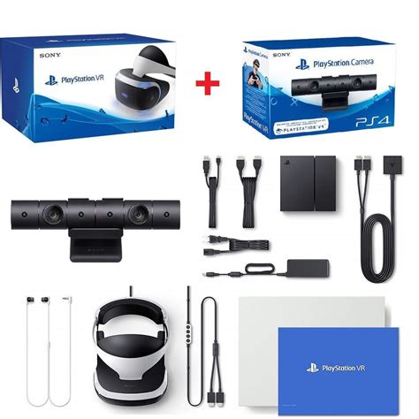 Sony Playstation VR Headset PS VR Virtual Reality Controller + PS4 Camera Bundle #Sony | Ps4 ...