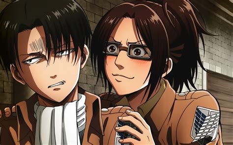 Download wallpapers Shingeki no Kyojin, Hanji Zoe, Levi, Japanese manga ...