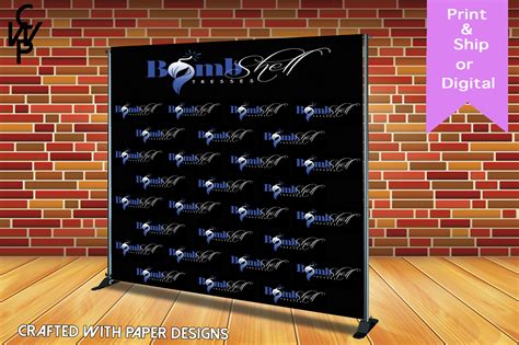 Logo Backdrop Template