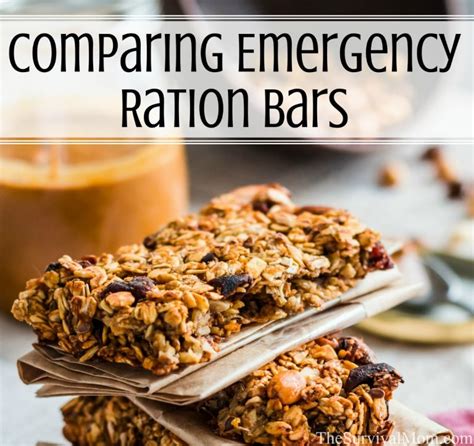 Comparing Emergency Ration Bars - The Survival Mom