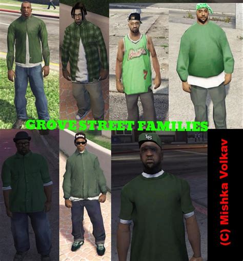 Grove Street Families from GTA: SA - GTA5-Mods.com