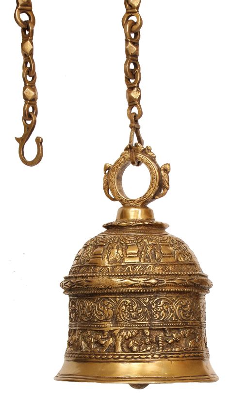 Dashavatar Temple Hanging Bell | Exotic India Art